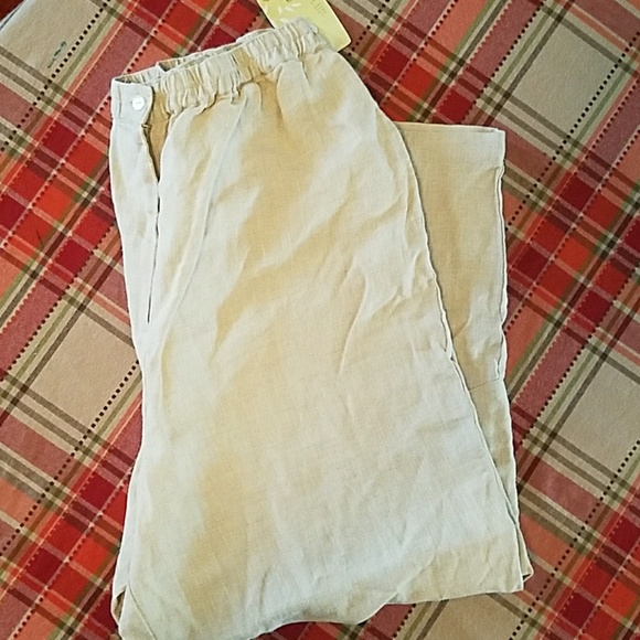 NWT Linden Hill 100% linen pants size L - Picture 7 of 8